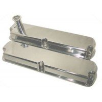 Anderson Valve Covers Polished Aluminum with Oil Fill Tube