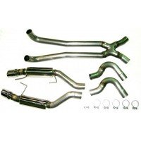Bassani Cat-Back Exhaust 3andquot; with 4andquot; Polished Tips
