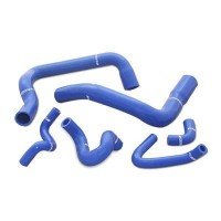 Ford Mustang Silicone Radiator Hose Kit Blue. Fits 86-93 V8