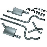 Ford Racing Dual Exhaust System. Fits 05-09 Mustang V6
