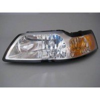 Headlamp Kit Chrome with Amber Reflectors. Fits 99-04 Mustang