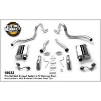 MagnaFlow Cat-Back Exhaust Stainless. Fits 87-93 Mustang GT