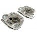 Steeda Caster/Camber Plates Aluminum. Fits 90-93 Mustang