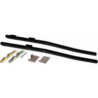 Steeda Full Length Subframe Connectors Zinc. Fits 79-04 Mustang