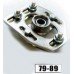 Steeda Steel Caster/Camber Plates. Fits 79-89 Mustang