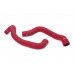 Ford Mustang Silicone Hose Kit Red. Fits 94-95 V8