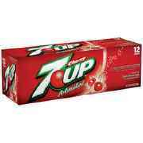 7UP Cherry, 12 Pack Cans 7UP Cherry, 12 Pack Cans