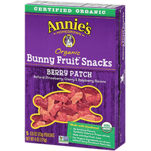 Annie's Homegrown Organic Bunny Berry Patch Fruit Snacks, 5pk Annie's Homegrown Organic Bunny Berry Patch Fruit Snacks, 5pk