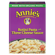 Annie's Homegrown Rotini Pasta with Three Cheese Sauce