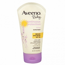 Aveeno Baby Continuous Protection Sunscreen Lotion Water Resistant SPF 55