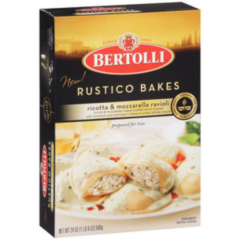 Bertolli Rustico Bakes Ricotta & Mozzarella Ravioli Bertolli Rustico Bakes Ricotta & Mozzarella Ravioli