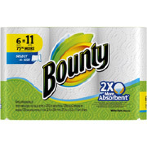Bounty Paper Towel Rolls, 6pk Bounty Paper Towel Rolls, 6pk