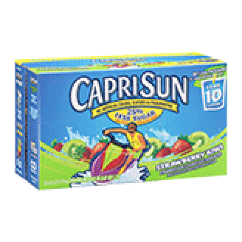 CapriSun Strawberry Kiwi Pouches, 10pk CapriSun Strawberry Kiwi Pouches, 10pk