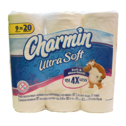 Charmin Ultra Soft Toilet Paper, 9ct Charmin Ultra Soft Toilet Paper, 9ct