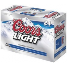 Coors Light, 24 pack of cans