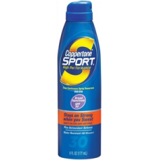 Coppertone Continuous Spray Sport Sunblock Lotion SPF 30