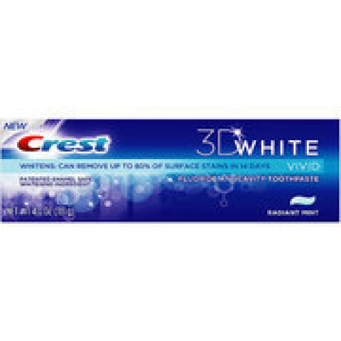Crest 3D White Vivid Radiant Mint Toothpaste Crest 3D White Vivid Radiant Mint Toothpaste