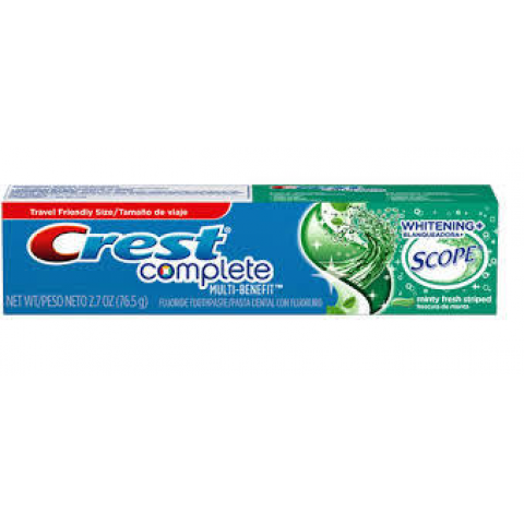 Crest Complete Whitening Plus Scope Crest Complete Whitening Plus Scope