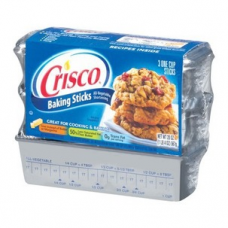 Crisco All Vegetable Shortening Baking Sticks, 3pk