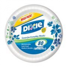 Dixie 10 Inch Disposable Plates, 50ct