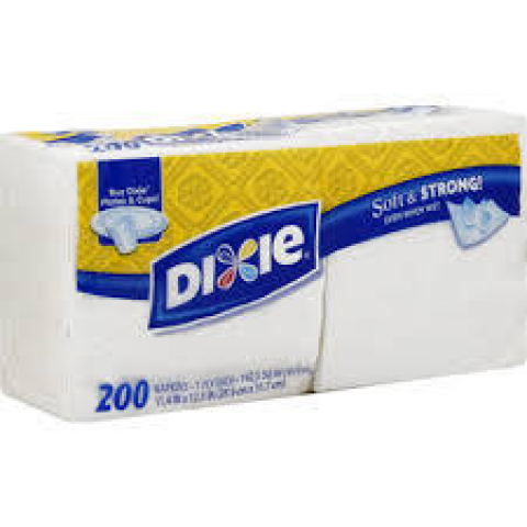 Dixie Paper Napkins, 200 count bag Dixie Paper Napkins, 200 count bag