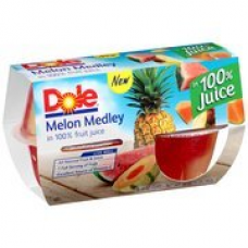 Dole Melon Medley in 100% Juice Fruit Cups , 4pk