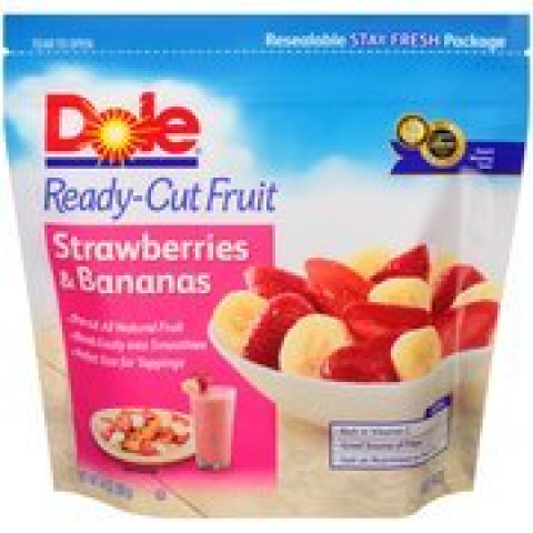 Dole Ready-Cut Fruit Strawberries & Bananas Dole Ready-Cut Fruit Strawberries & Bananas