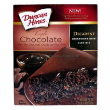 Duncan Hines Decadent Triple Chocolate Cake Mix