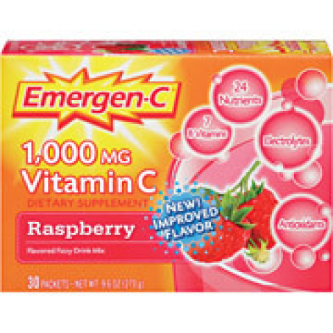 Emergen-C 1,000MG Raspberry Vitamin C Dietary Supplement Emergen-C 1,000MG Raspberry Vitamin C Dietary Supplement