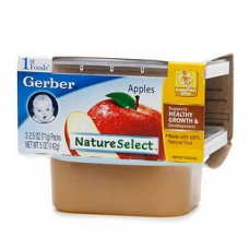 Gerber 1st Foods NatureSelect Apples, 2pk