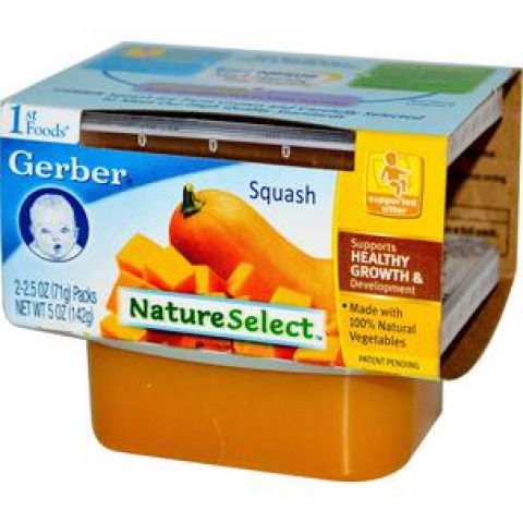 Gerber 1st Foods NatureSelect Squash, 2pk Gerber 1st Foods NatureSelect Squash, 2pk