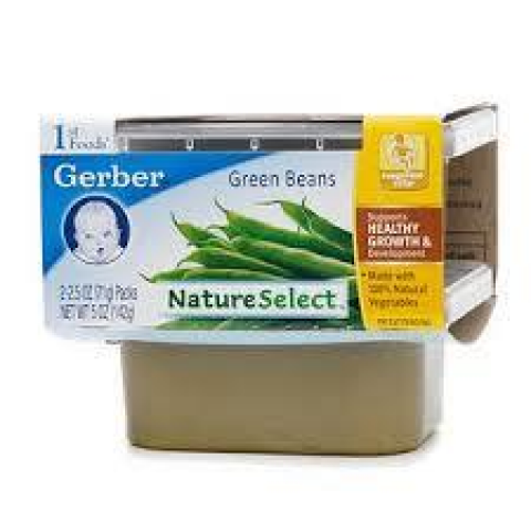 Gerber 2nd Foods NatureSelect Green Beans, 2pk Gerber 2nd Foods NatureSelect Green Beans, 2pk