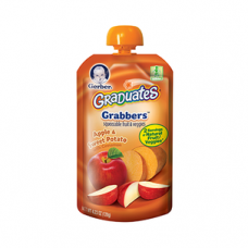 Gerber Graduates Grabbers Squeezable Apple & Sweet Potato Pouch