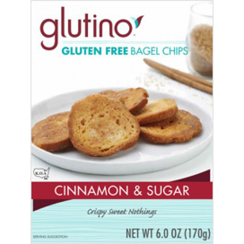 Glutino Bagel Chip Cinnamon & Sugar Glutino Bagel Chip Cinnamon & Sugar