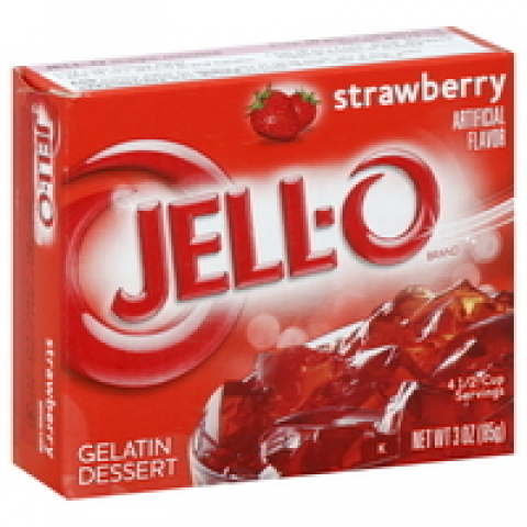 Jell-O Strawberry Gelatin, 0.5oz box Jell-O Strawberry Gelatin, 0.5oz box