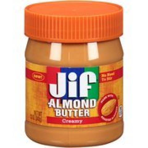 Jif Creamy Almond Butter, 12 oz jar Jif Creamy Almond Butter, 12 oz jar