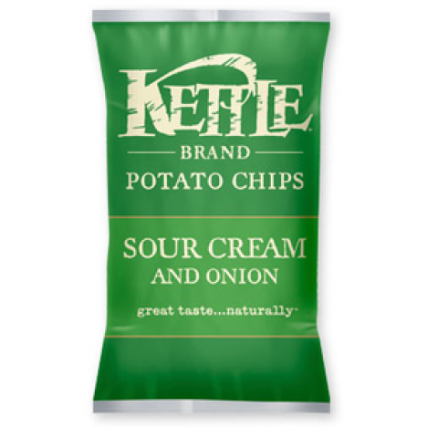Kettle Foods Potato Chips - Sour Cream & Onion Kettle Foods Potato Chips - Sour Cream & Onion