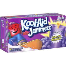 Kool Aid Jammers Grape Pouches, 10pk