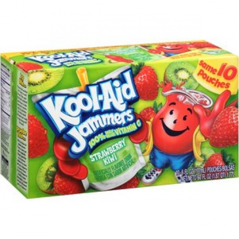 Kool Aid Jammers Kiwi-Strawberry Pouches, 10pk Kool Aid Jammers Kiwi-Strawberry Pouches, 10pk