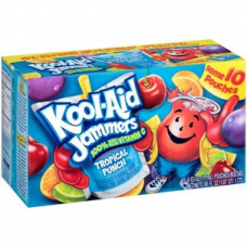 Kool Aid Jammers Tropical Punch Pouches, 10pk