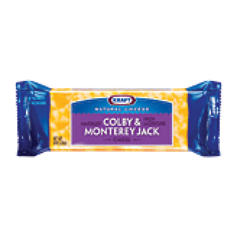 Kraft Colby & Monterey Jack Cheddar Cheese Block Kraft Colby & Monterey Jack Cheddar Cheese Block