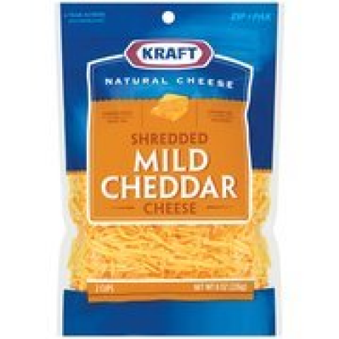 Kraft Natural Shredded Mild Cheddar Cheese Kraft Natural Shredded Mild Cheddar Cheese