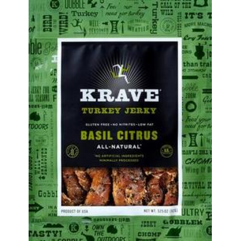 Krave Jerky Turkey Basil Citrus Krave Jerky Turkey Basil Citrus