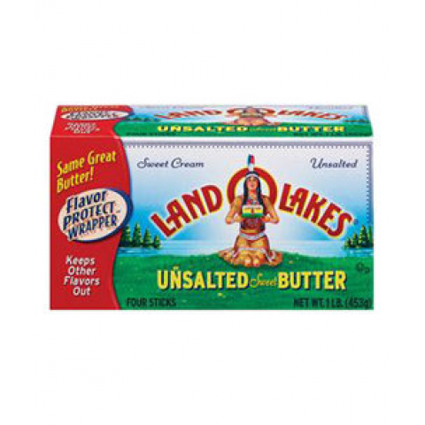 Land O'Lakes Unsalted Butter, 4 sticks Land O'Lakes Unsalted Butter, 4 sticks
