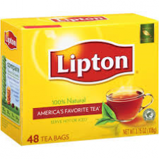 Box of Lipton Tea Bags, 48 count