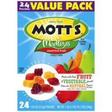 Mott's Assorted Fruit Flavored Snacks, 24pk
