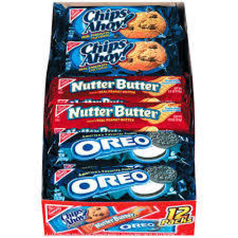 Nabisco Chips Ahoy Nutter Butter & Oreo Cookies Varietypk, 12pk Nabisco Chips Ahoy Nutter Butter & Oreo Cookies Varietypk, 12pk