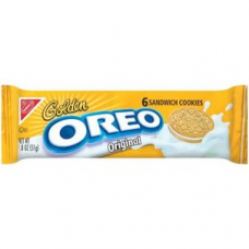Nabisco Golden Oreo Cookies, Snackpk, 6ct