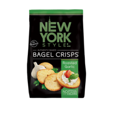 New York Style Bagel Crisps Roasted Garlic