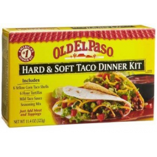 Old El Paso Hard and Soft Taco Dinner Kit, 12pk